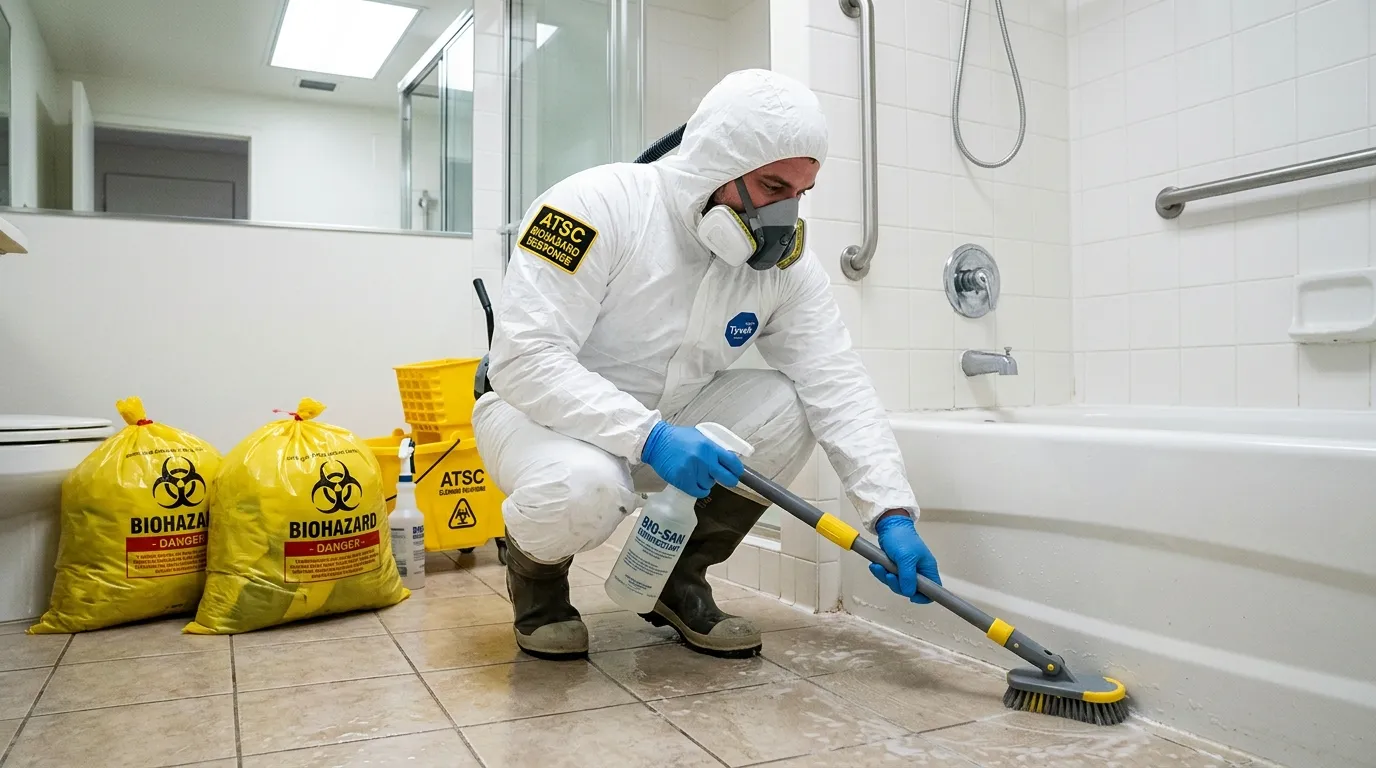 Decontamination equipment deployed for Blood Cleanup in Fort Oglethorpe